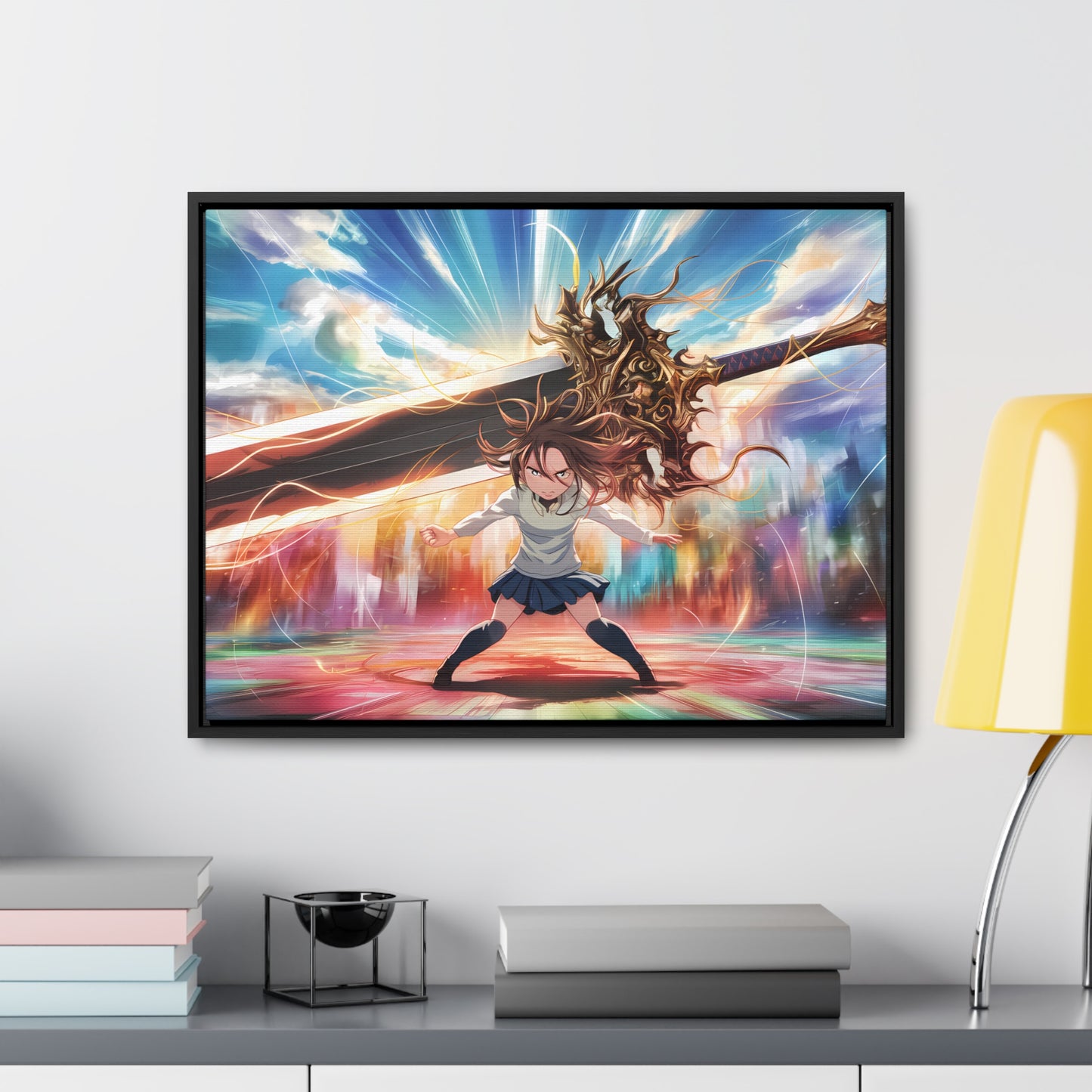 Blade of the Infinite Resolve - Gallery Canvas Wraps, Horizontal Frame