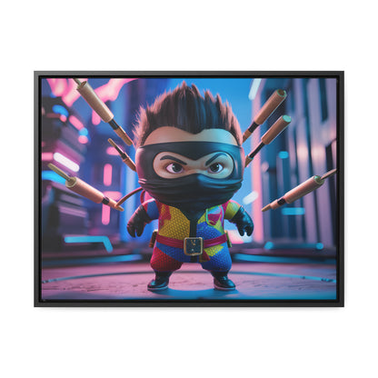 Ninja Toy Showdown - Gallery Canvas Wraps, Horizontal Frame