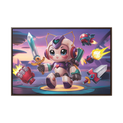 Battle Bot Hero - Gallery Canvas Wraps, Horizontal Frame