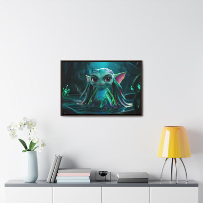 Guardian of the Enchanted Lagoon - Gallery Canvas Wraps, Horizontal Frame