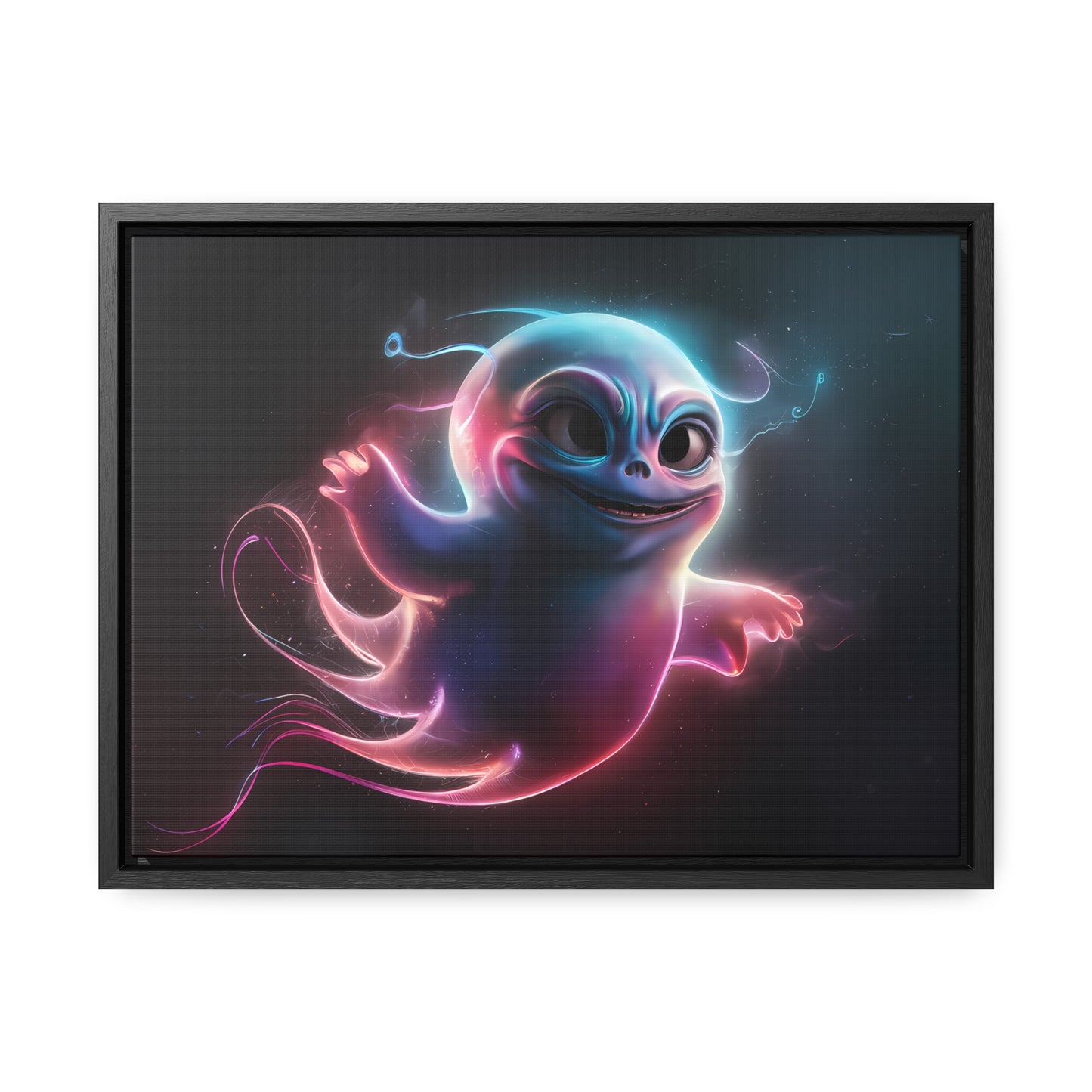 Neon Ghostling - Gallery Canvas Wraps, Horizontal Frame