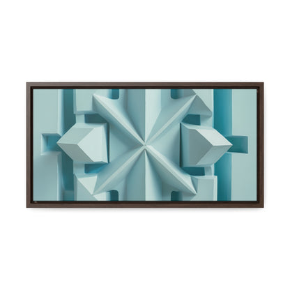 Fractal Symmetry in Ice - Gallery Canvas Wraps, Horizontal Frame