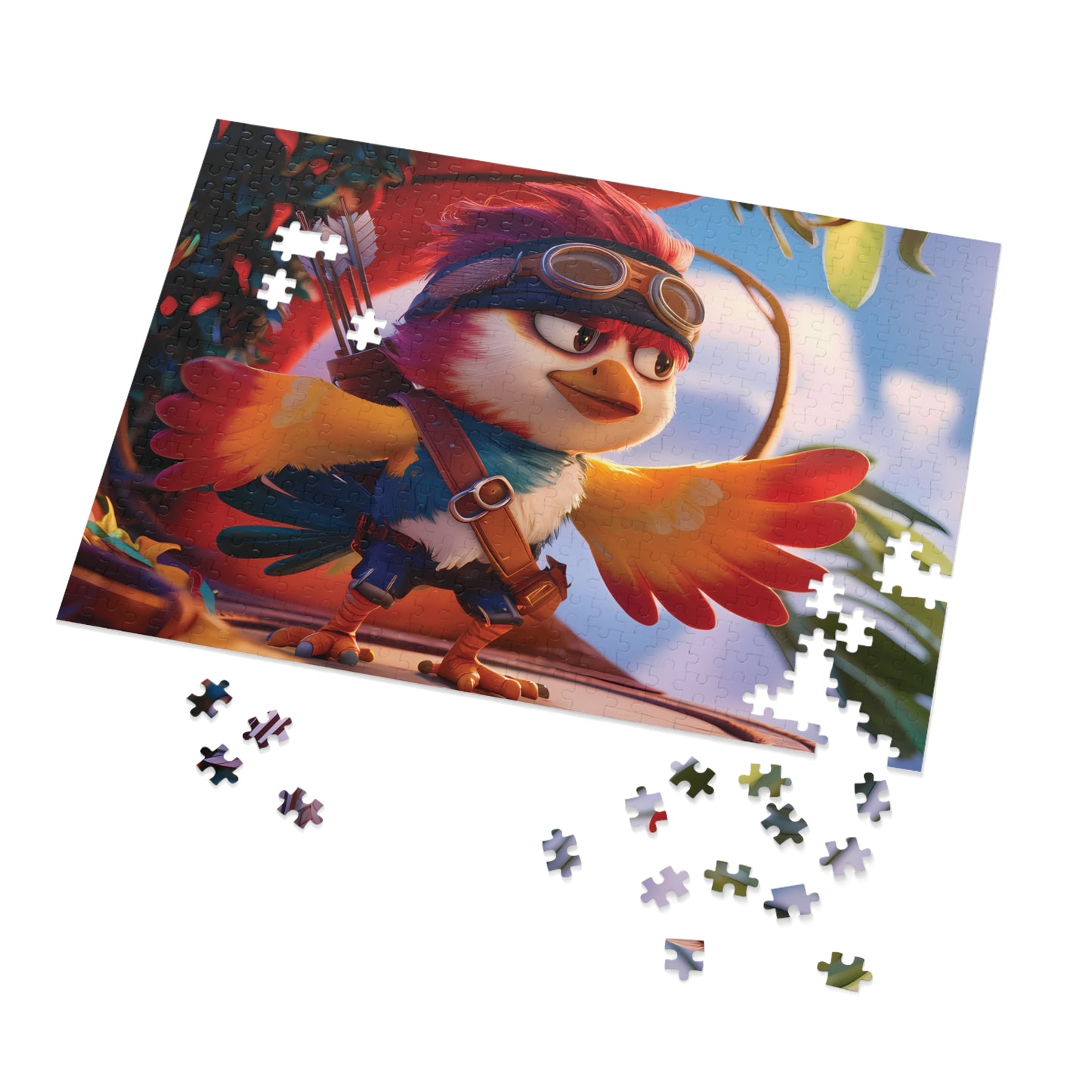 Cute hunting Bird - Jigsaw Puzzle (30, 110, 252, 500,1000-Piece)