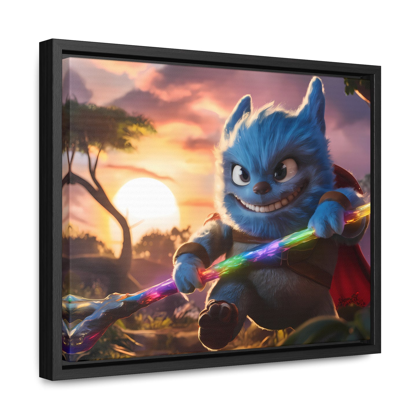 Guardian of the Enchanted Forest - Gallery Canvas Wraps, Horizontal Frame