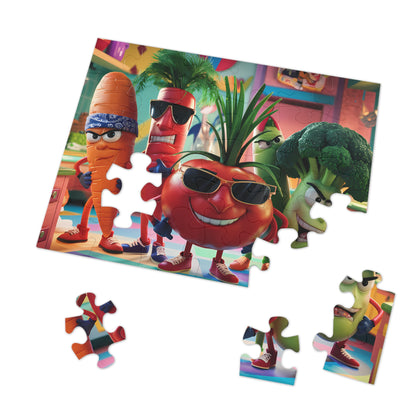 "Veggie Squad: Kitchen Warriors" - Jigsaw Puzzle (30, 110, 252, 500,1000-Piece)