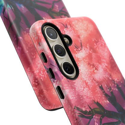 Idyllic Cherry Blossom and a Hut - Smartphone Tough Cases