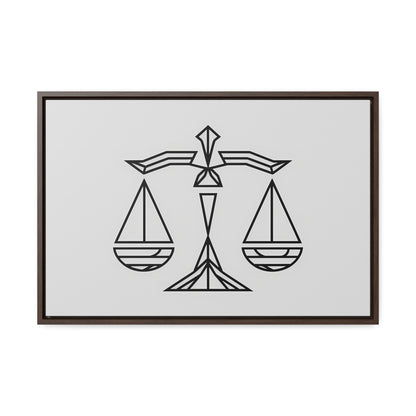 Balance of Justice - Gallery Canvas Wraps, Horizontal Frame