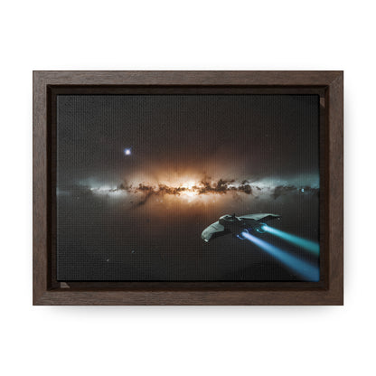 Voyage Through the Cosmic Abyss - Gallery Canvas Wraps, Horizontal Frame