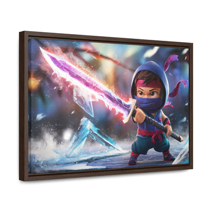 Blade of the Frozen Shadow - Gallery Canvas Wraps, Horizontal Frame