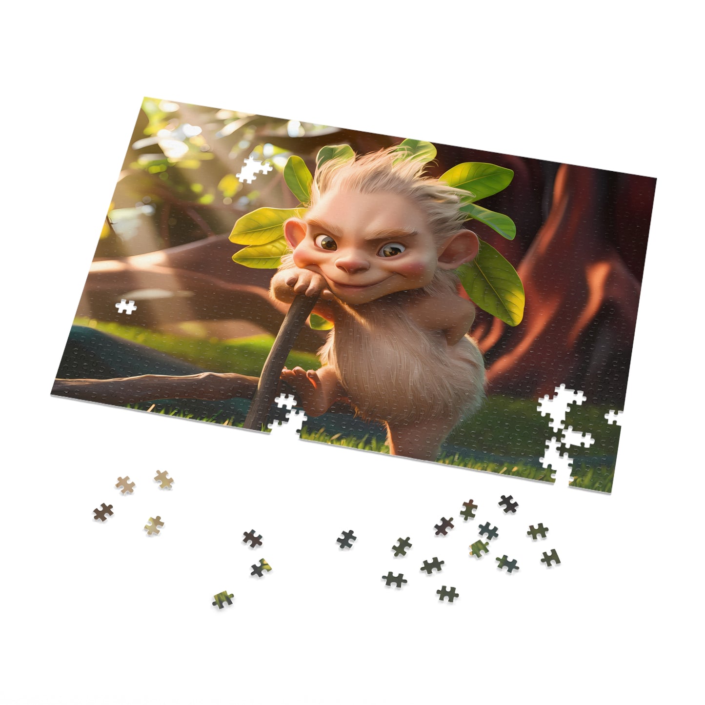 Forest Sprite Mischief - Jigsaw Puzzle (30, 110, 252, 500,1000-Piece)