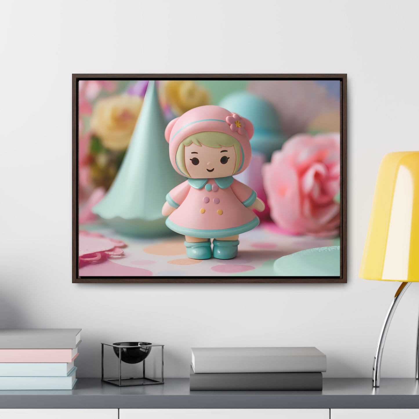 Sweet Pastel Dreamland - Gallery Canvas Wraps, Horizontal Frame