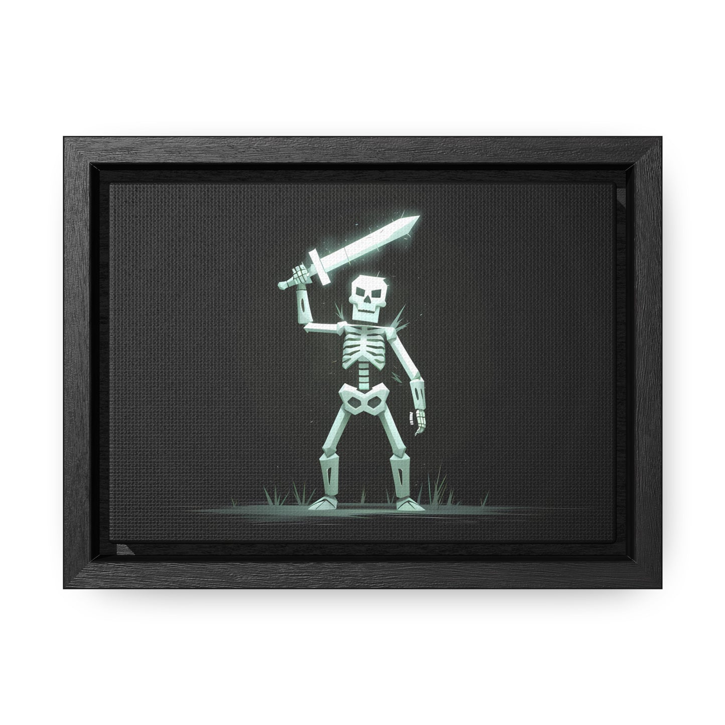 Rise of the Skeleton Warrior - Gallery Canvas Wraps, Horizontal Frame