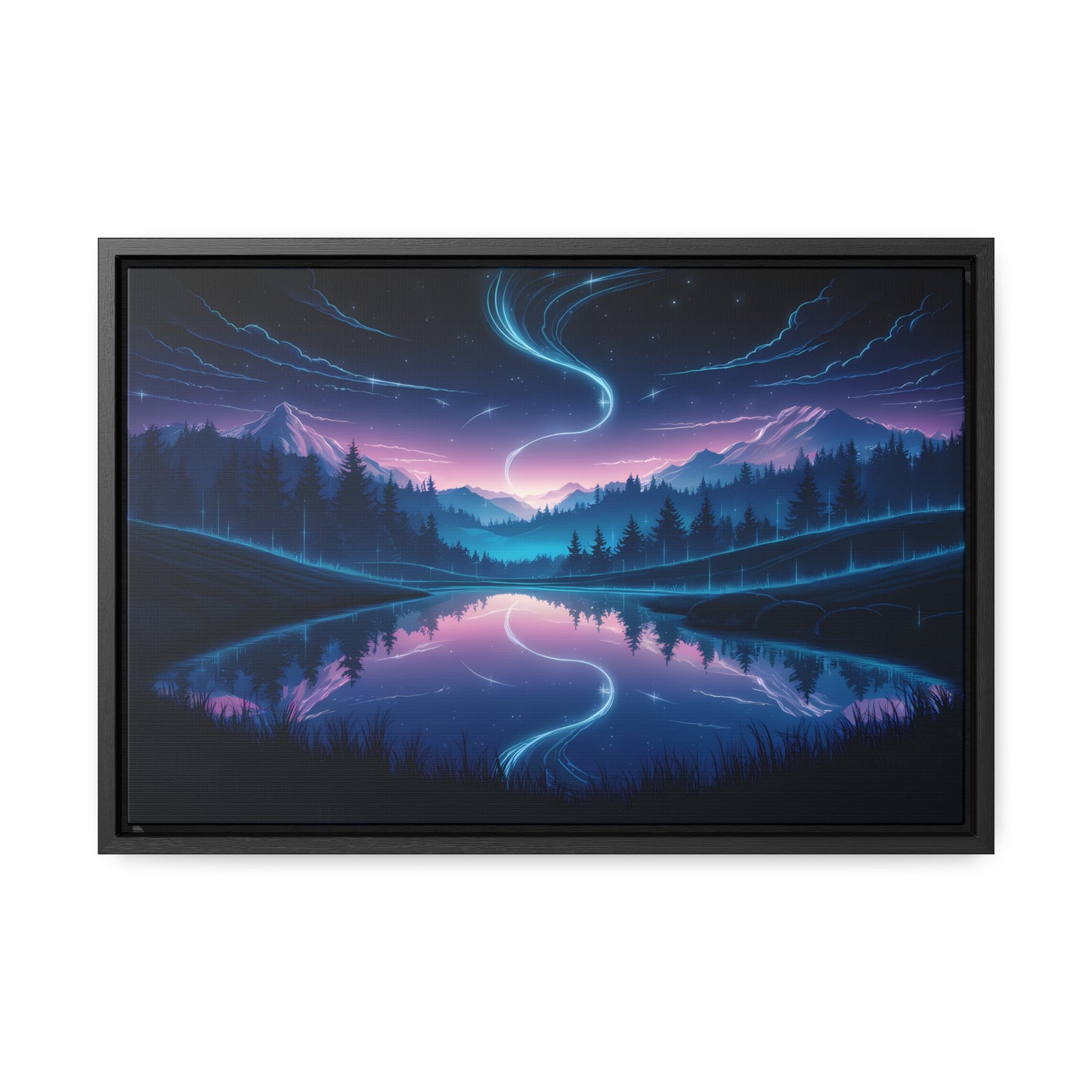 Celestial Reflection - Gallery Canvas Wraps, Horizontal Frame