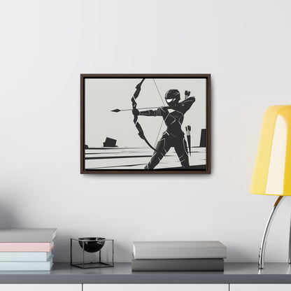 Silent Hunter - Gallery Canvas Wraps, Horizontal Frame