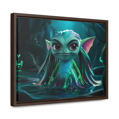 Guardian of the Enchanted Lagoon - Gallery Canvas Wraps, Horizontal Frame