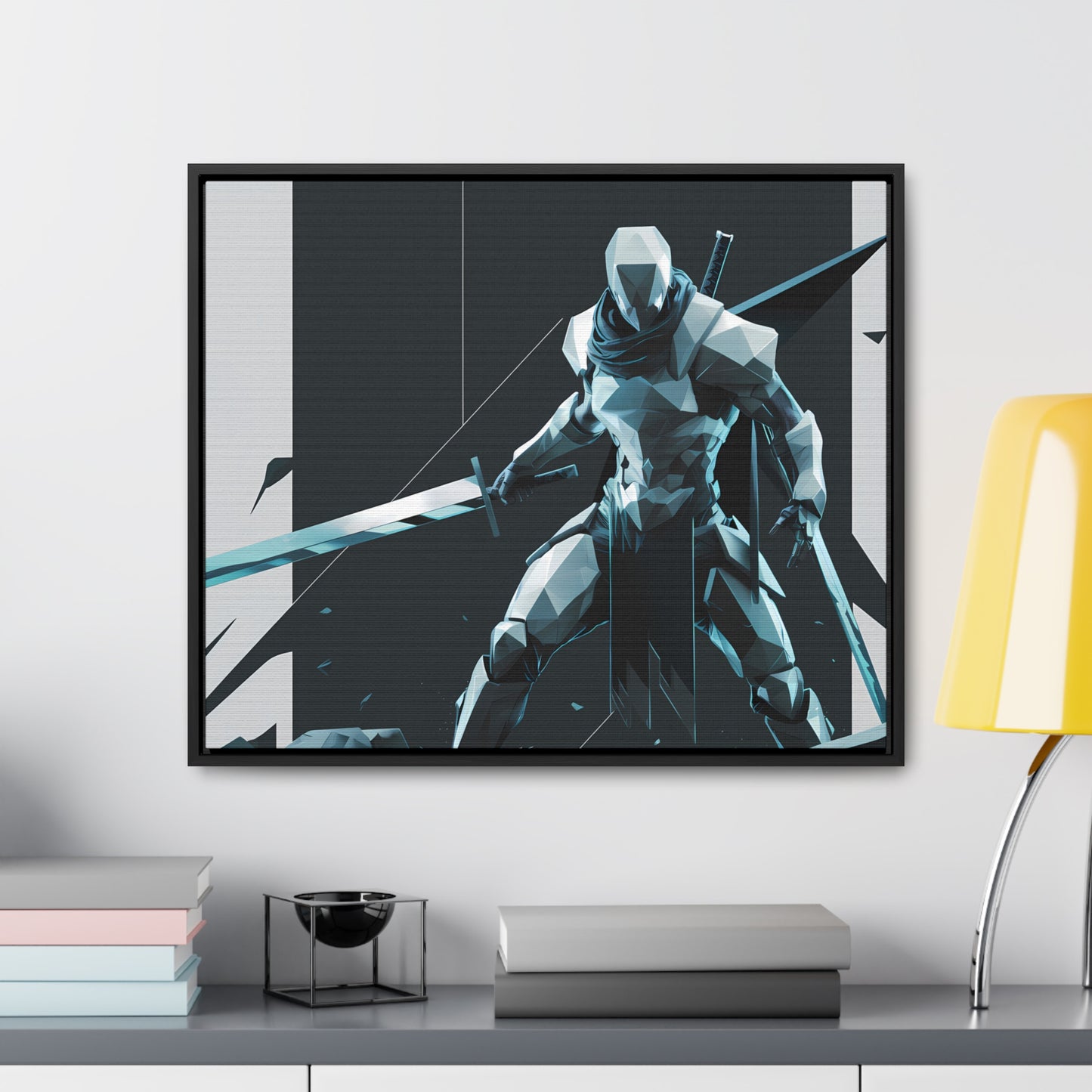 Blade of the Shattered Realm - Gallery Canvas Wraps, Horizontal Frame