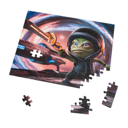 Space Lizard Commander - Jigsaw Puzzle (30, 110, 252, 500,1000-Piece)