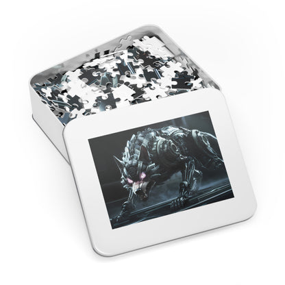 Cybernetic Wolf Sentinel - Jigsaw Puzzle (30, 110, 252, 500,1000-Piece)