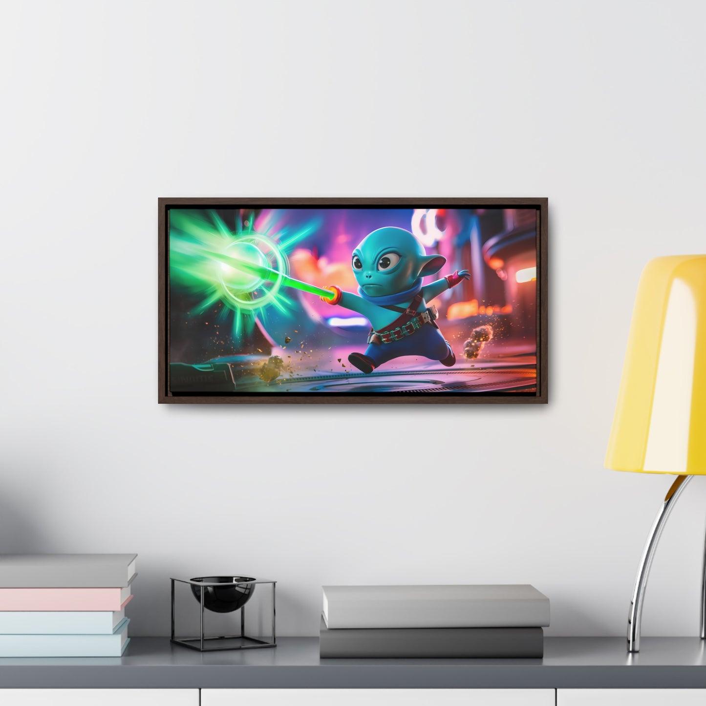 Galactic Defender - Gallery Canvas Wraps, Horizontal Frame