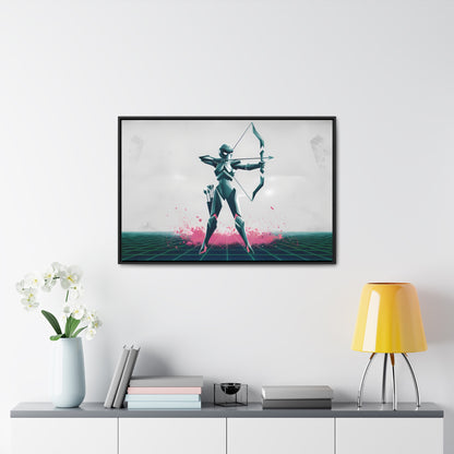 Digital Sentinel - Gallery Canvas Wraps, Horizontal Frame