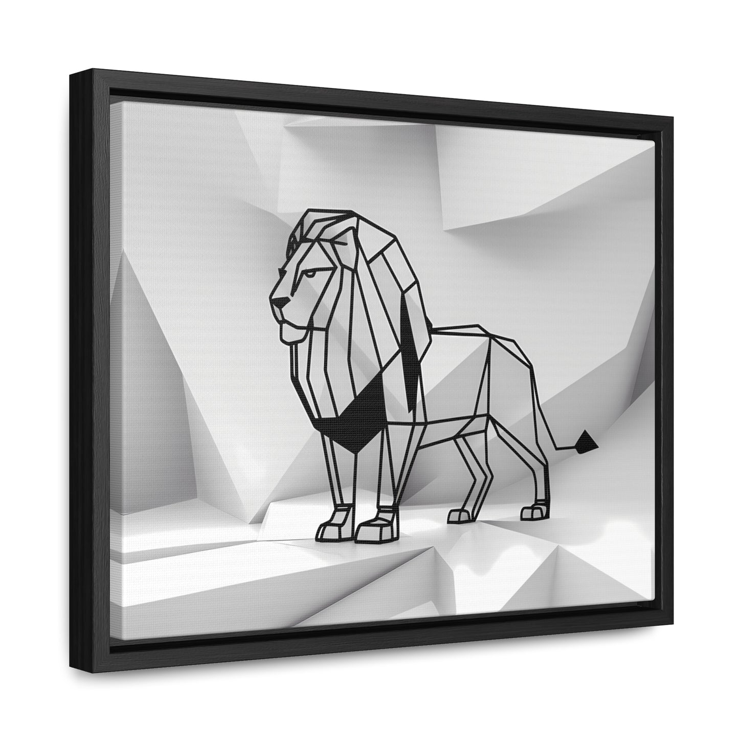 Geometric Majesty - Gallery Canvas Wraps, Horizontal Frame