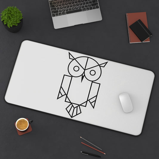 Geometric Owl Design - Desk Mat