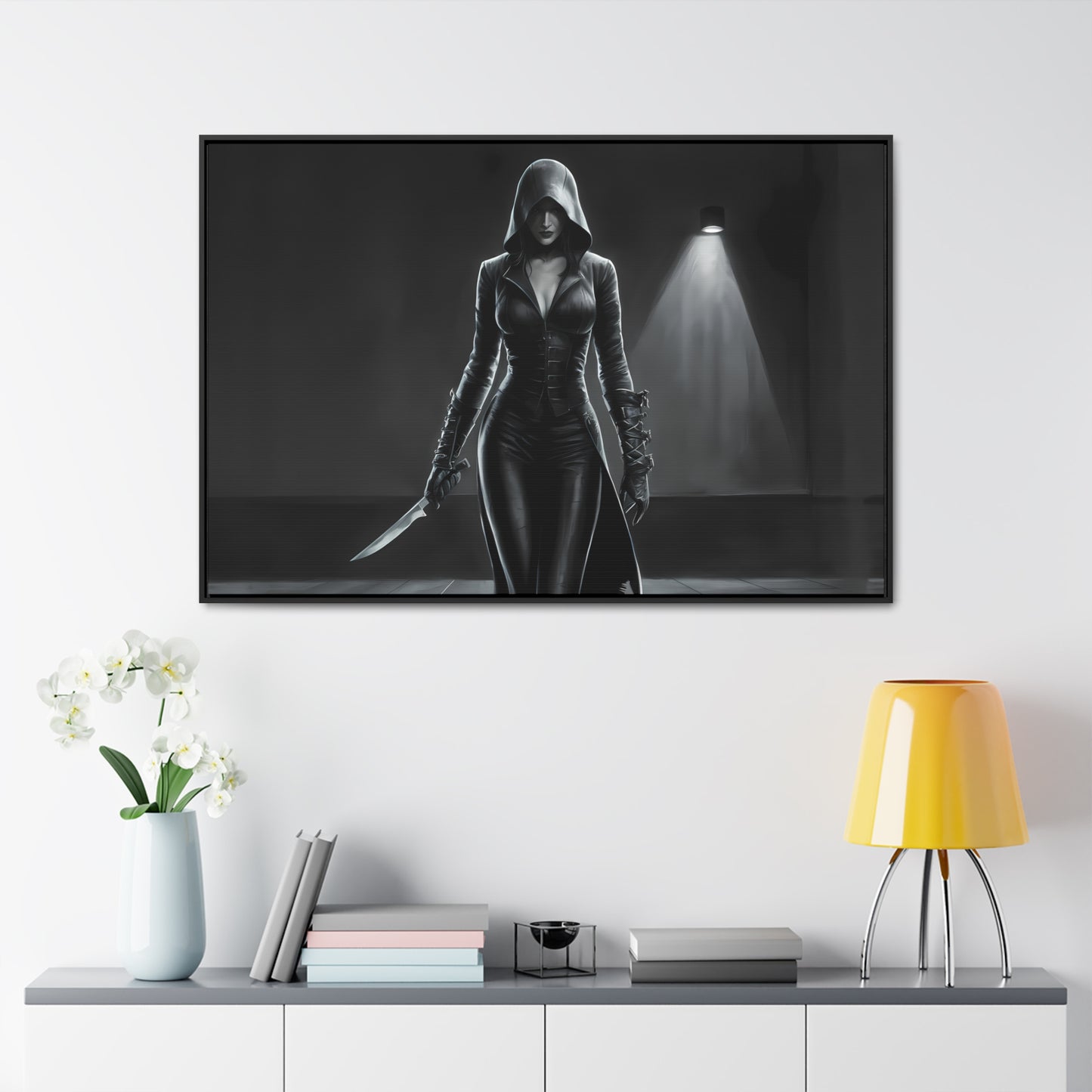 The Shadow's Blade - Gallery Canvas Wraps, Horizontal Frame