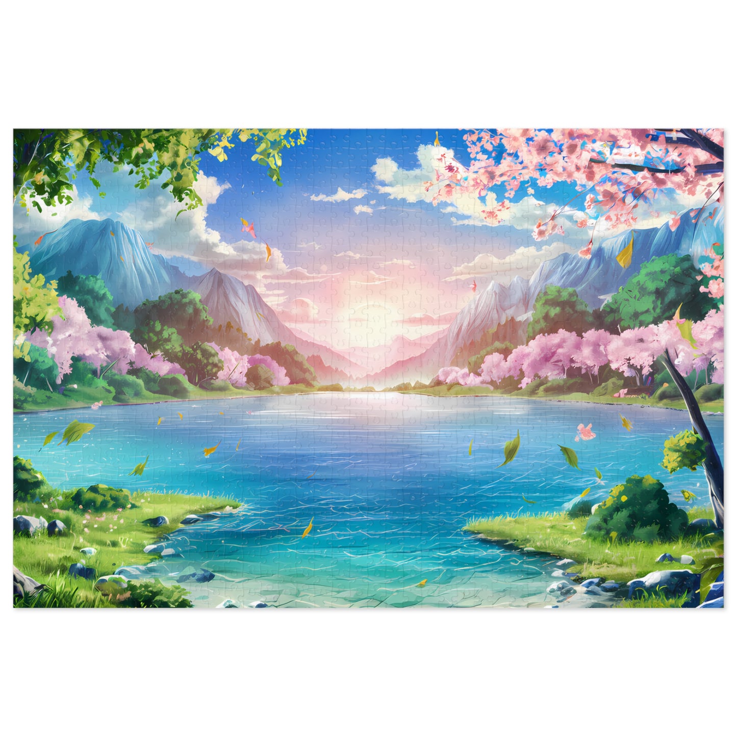 Serenity in Bloom - Jigsaw Puzzle (30, 110, 252, 500,1000-Piece)