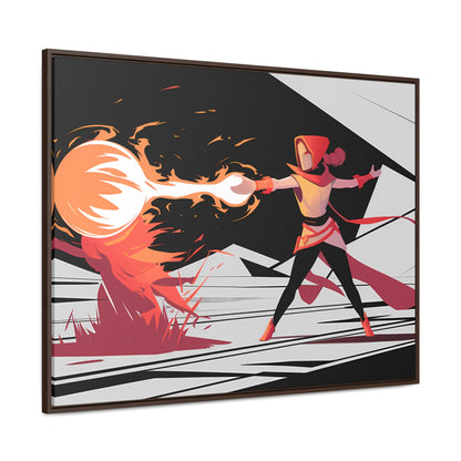 Conjuring the Firestorm - Gallery Canvas Wraps, Horizontal Frame