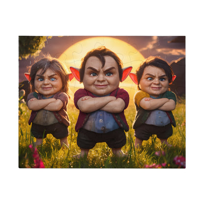 A Gang of "Gnomes" - Jigsaw Puzzle (30, 110, 252, 500,1000-Piece)