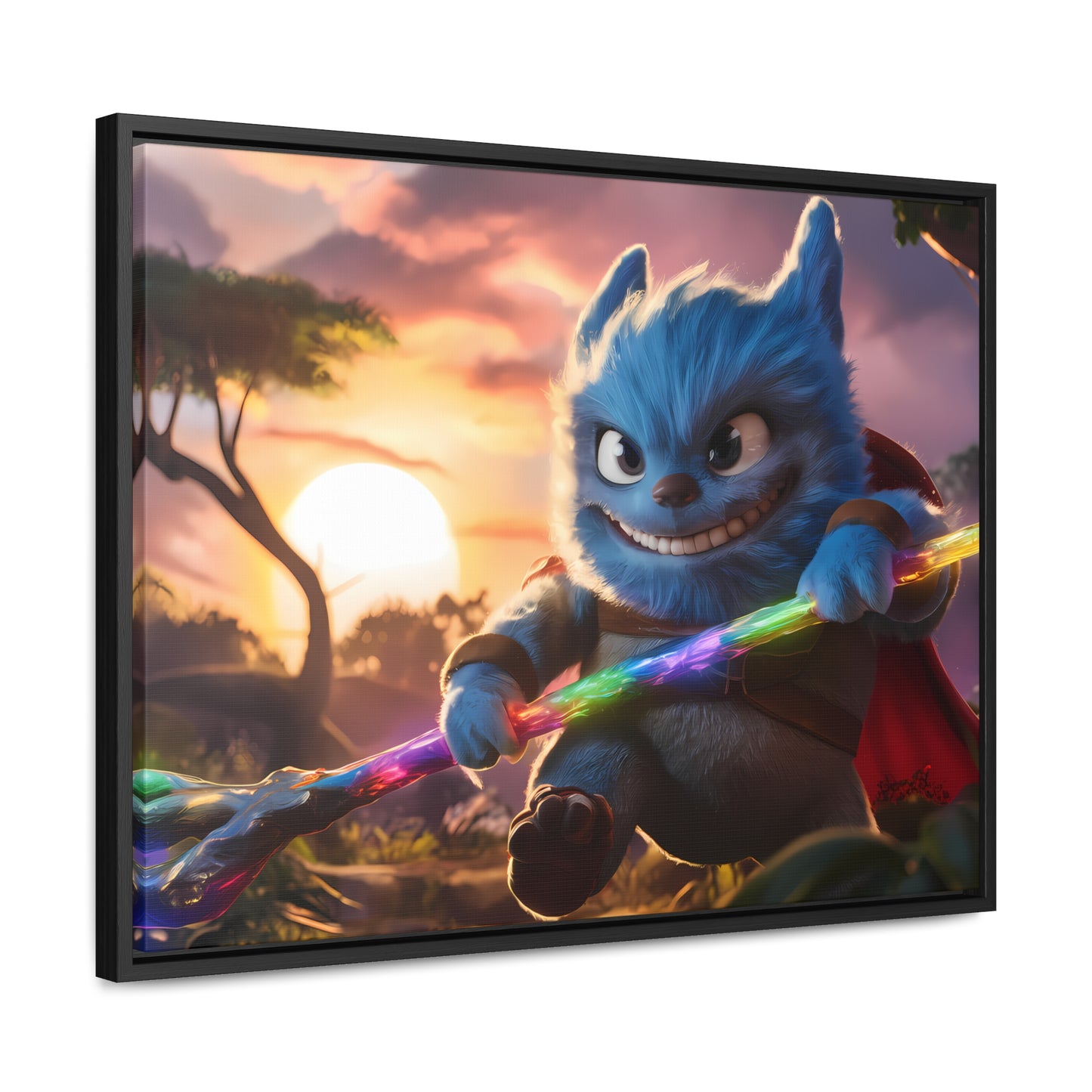 Guardian of the Enchanted Forest - Gallery Canvas Wraps, Horizontal Frame