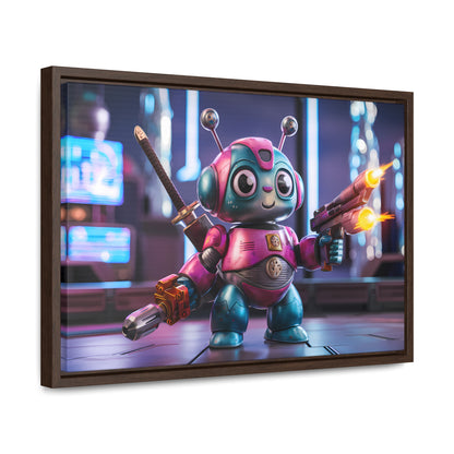 Robo-Samurai Defender - Gallery Canvas Wraps, Horizontal Frame