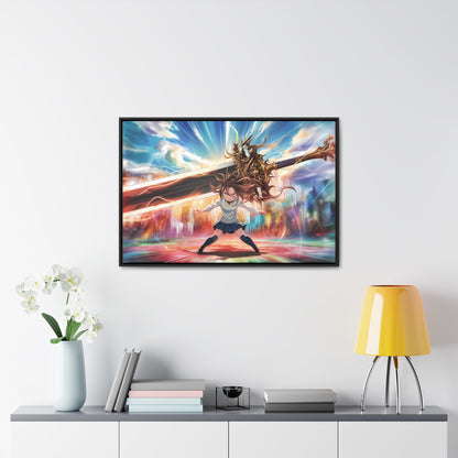 Blade of the Infinite Resolve - Gallery Canvas Wraps, Horizontal Frame