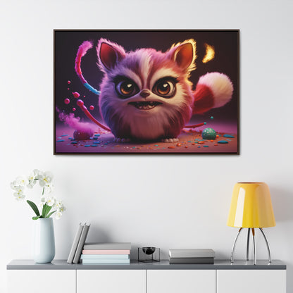 Cosmic Candy Critter - Gallery Canvas Wraps, Horizontal Frame