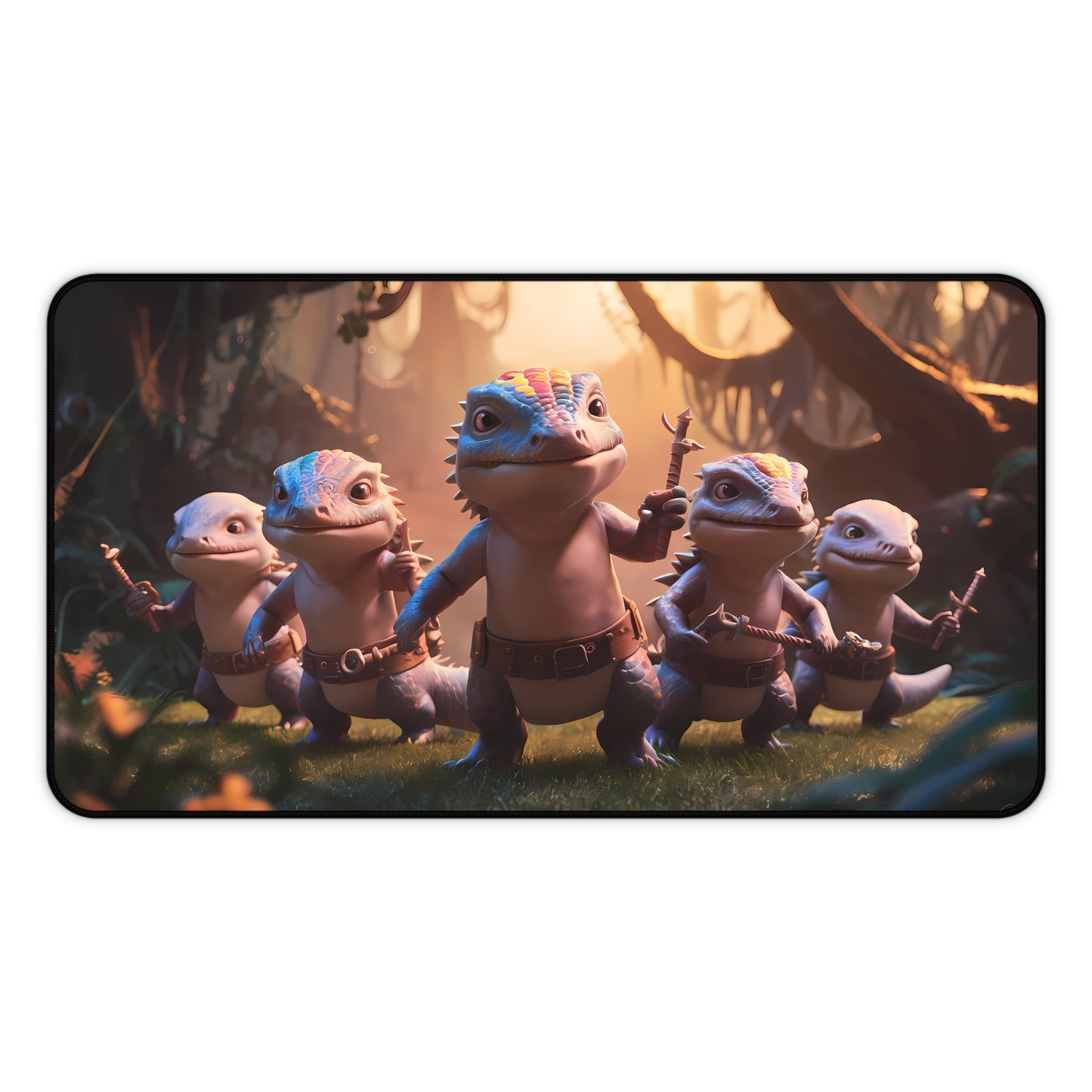 Guardians of the Enchanted Forest - Desk Mat