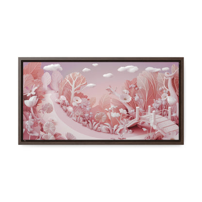 Whimsical Dawn Garden - Gallery Canvas Wraps, Horizontal Frame