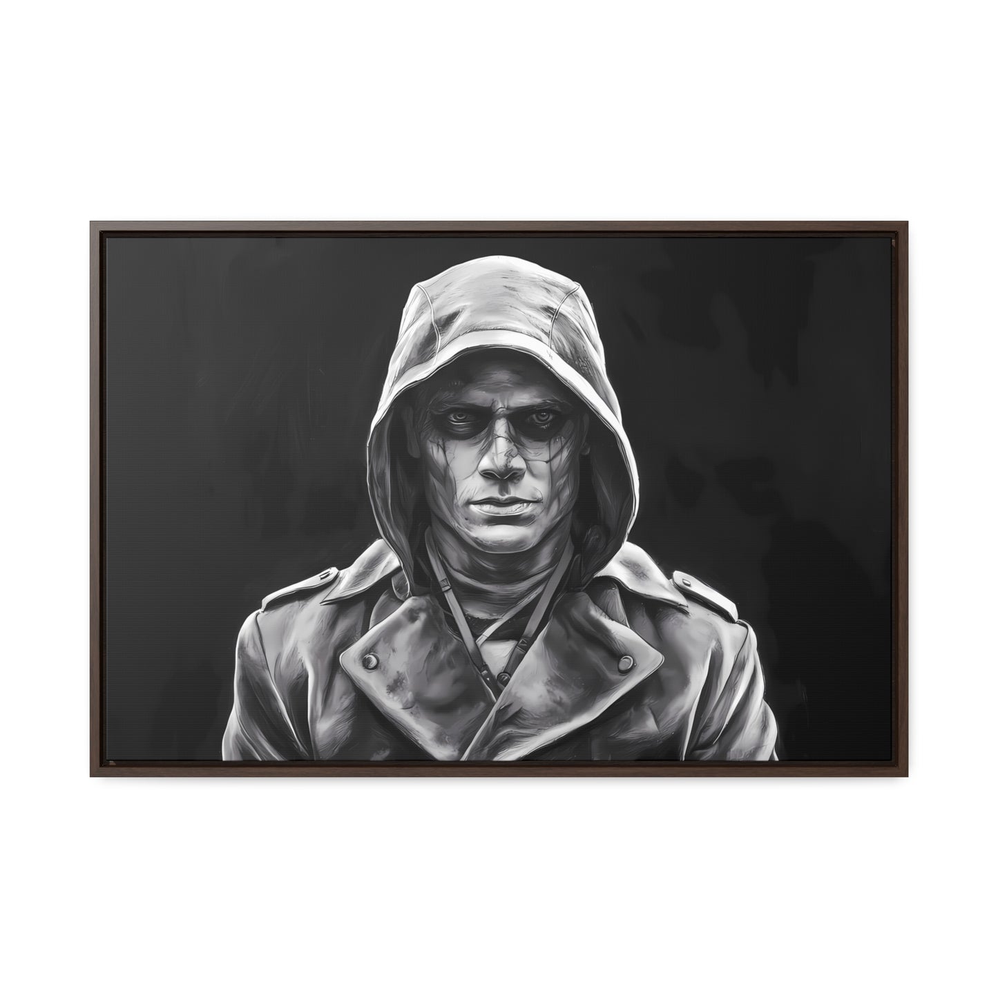 The Shadowed Sentinel - Gallery Canvas Wraps, Horizontal Frame