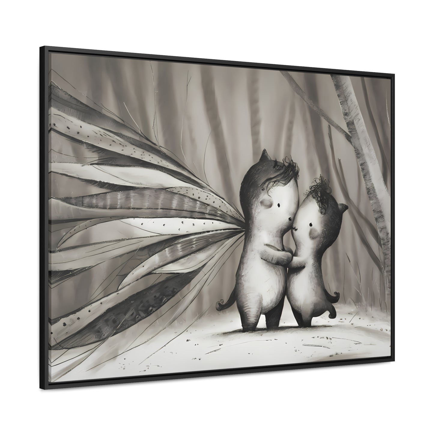 Whispers of the Forest - Gallery Canvas Wraps, Horizontal Frame