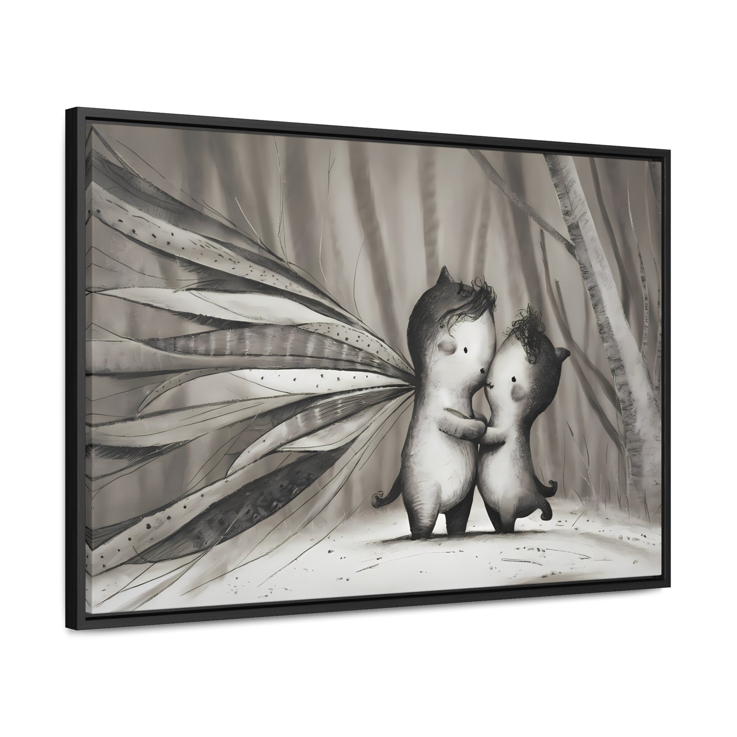 Whispers of the Forest - Gallery Canvas Wraps, Horizontal Frame