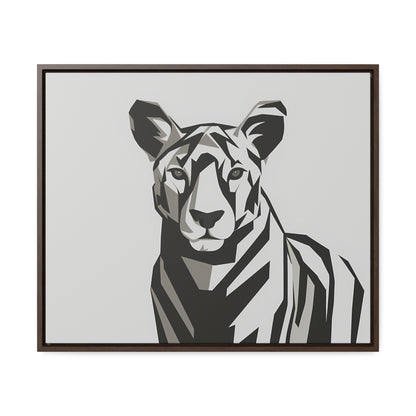 "Monochrome Majesty" - Gallery Canvas Wraps, Horizontal Frame