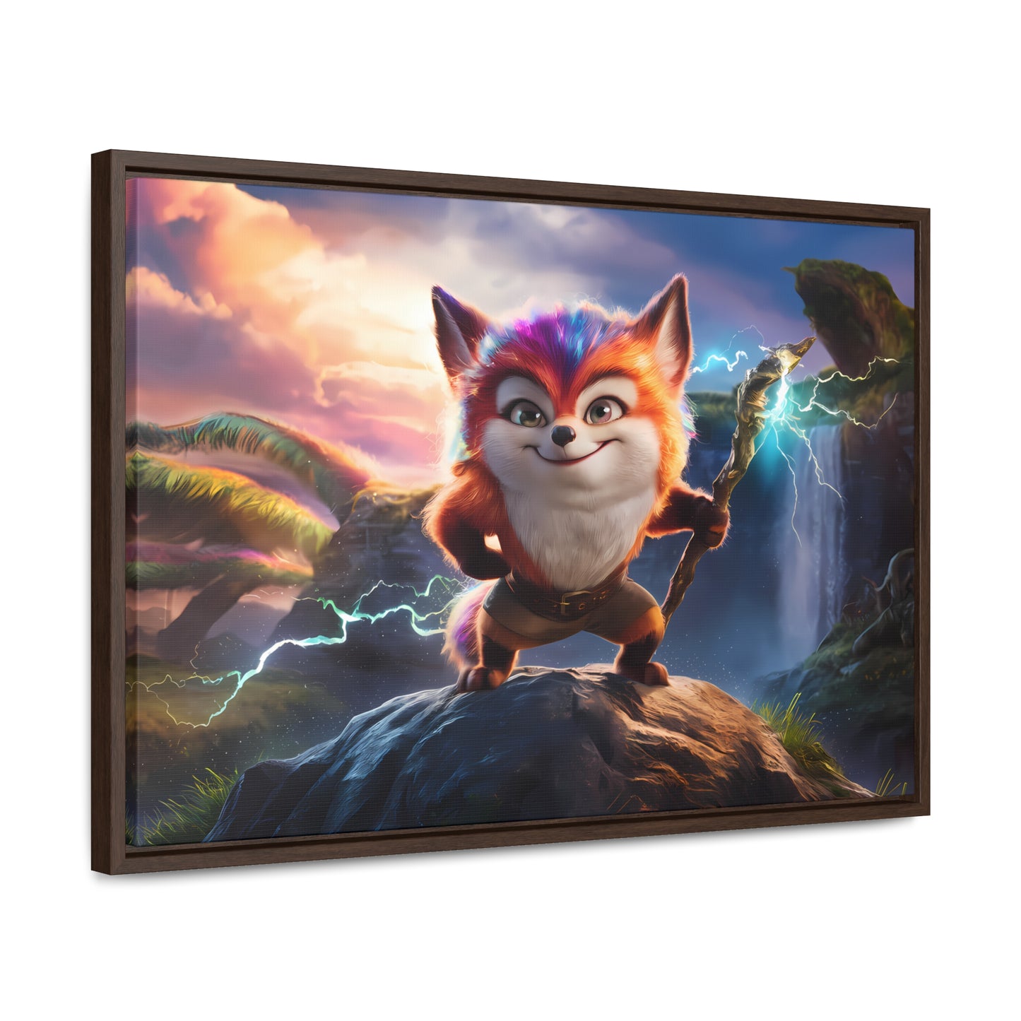 Guardian of the Mystic Grove - Gallery Canvas Wraps, Horizontal Frame