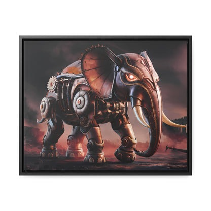 "Mechanized Titan of the Wasteland" - Gallery Canvas Wraps, Horizontal Frame