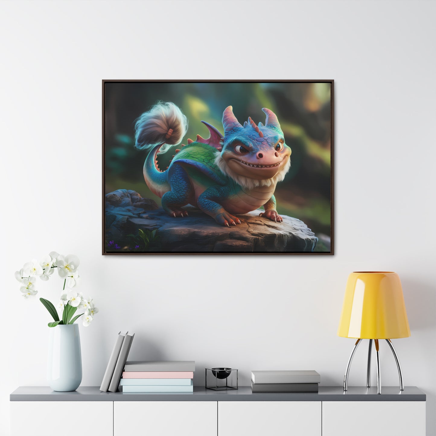 Guardian of the Enchanted Grove - Gallery Canvas Wraps, Horizontal Frame