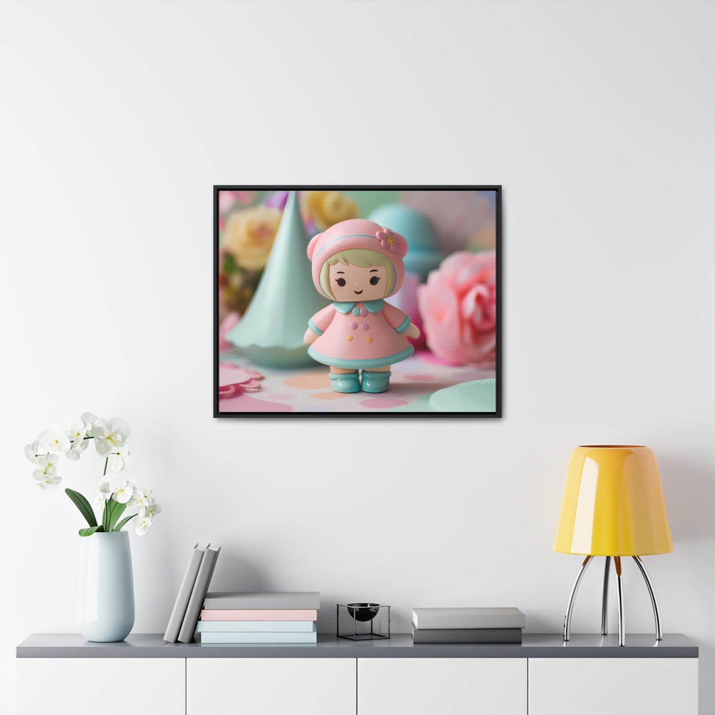 Sweet Pastel Dreamland - Gallery Canvas Wraps, Horizontal Frame