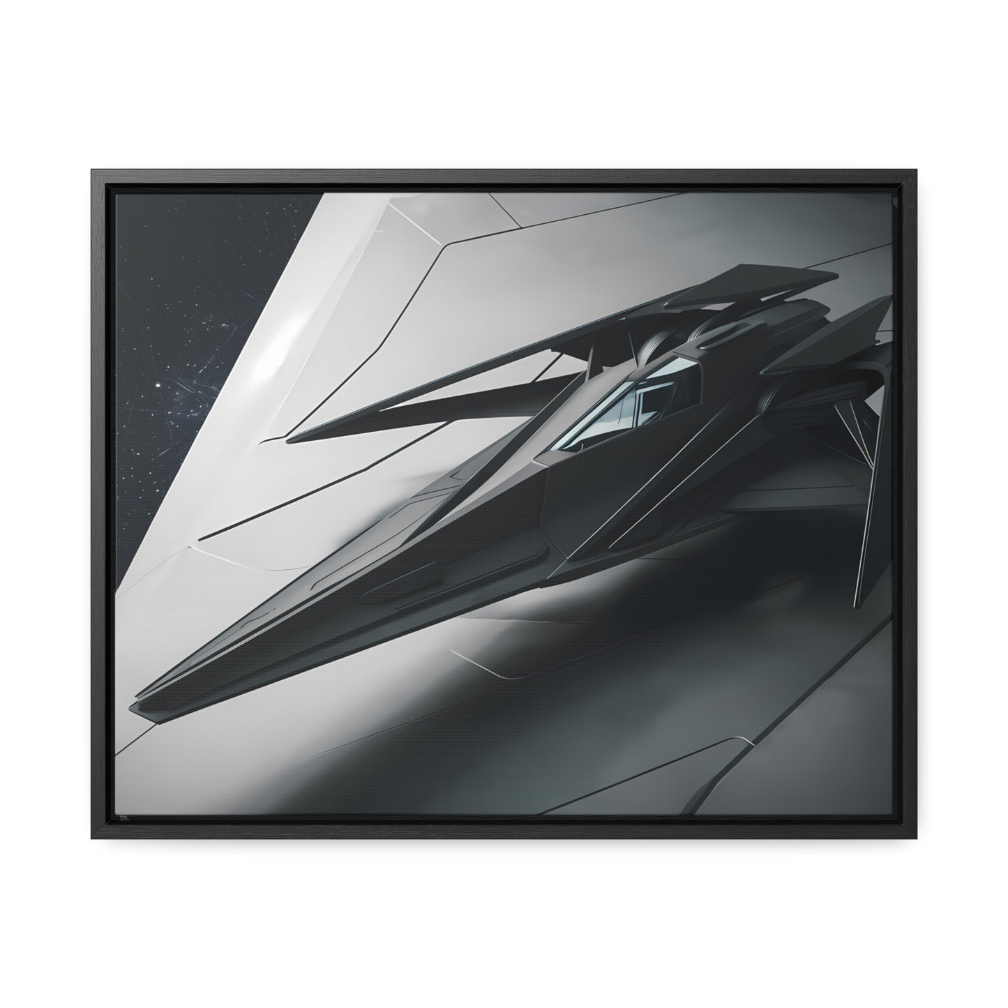 Starlance Stealth Interceptor - Gallery Canvas Wraps, Horizontal Frame