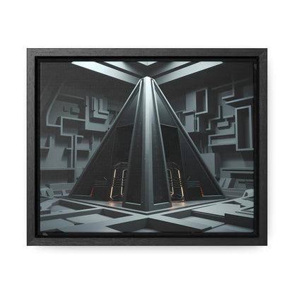 Sanctum of the Obsidian Pyramid - Gallery Canvas Wraps, Horizontal Frame