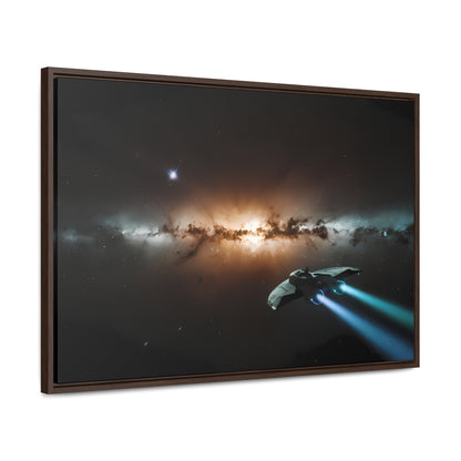 Voyage Through the Cosmic Abyss - Gallery Canvas Wraps, Horizontal Frame