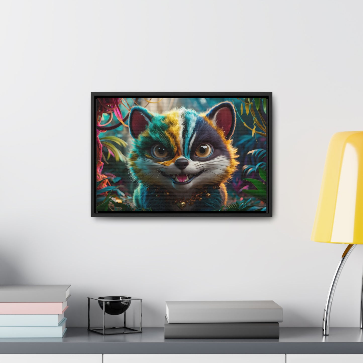 Jungle Mischief - Gallery Canvas Wraps, Horizontal Frame