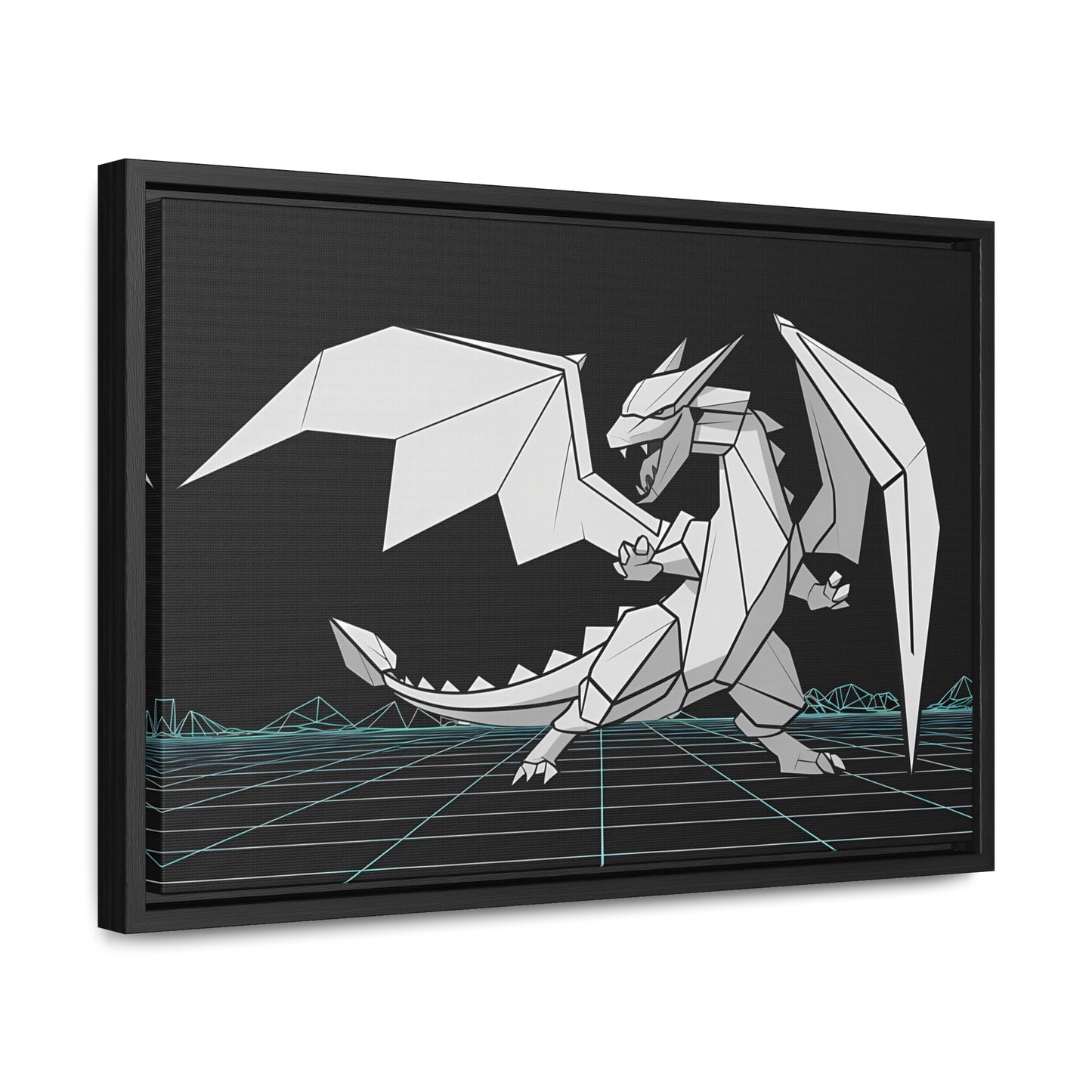 Cyber Dragon Unleashed - Gallery Canvas Wraps, Horizontal Frame