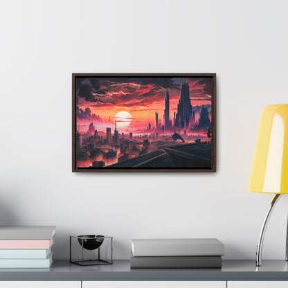 City of the Last Dawn - Gallery Canvas Wraps, Horizontal Frame